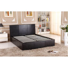 Hotel Furniture King Queen Size PU Fabric Bed